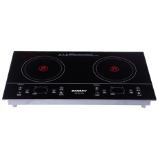 Bếp hồng ngoại đôi lắp âm Sanaky SNK-201HGW