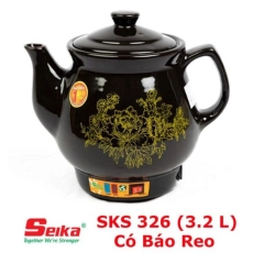 Siêu Sắc Thuốc Seika 3.2L (Có Báo Reo – Sứ Bát Tràng) SKS326