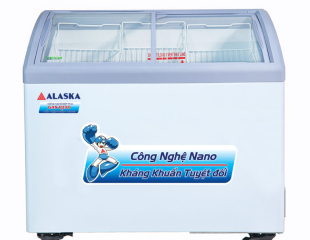 Tủ Đông Nắp Kính Cong Alaska KC-210