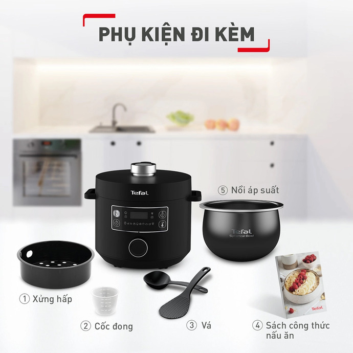 Nồi áp suất điện Tefal CY754830 4.8 lít
