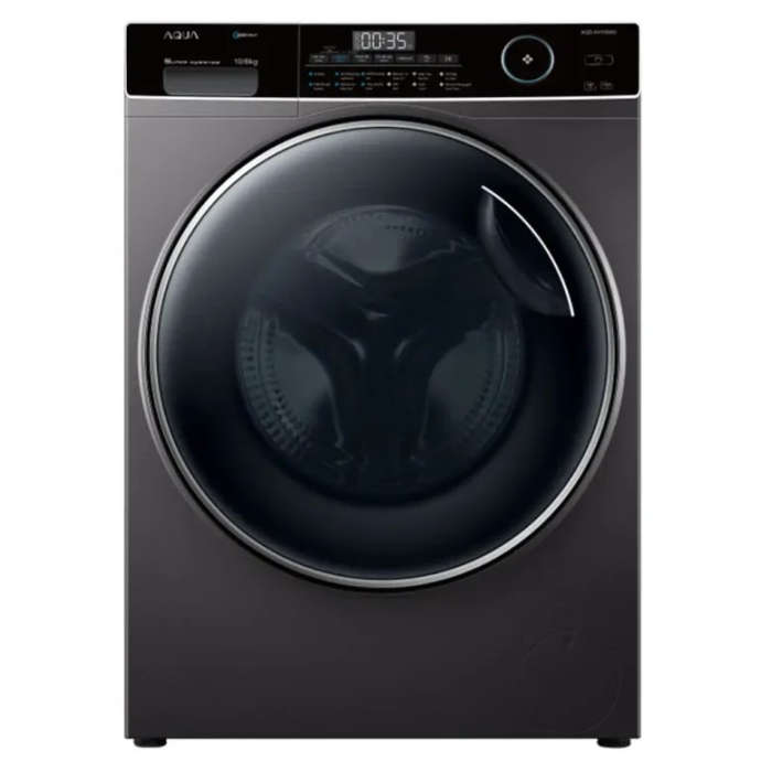 Máy giặt Aqua AQD-AH1000G.PS 10kg giặt + 6kg sấy Inverter màu xám bạc