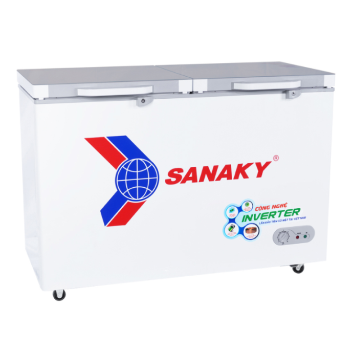 Tủ Đông mặt kính cường lực Sanaky 235 lít VH-2899A4K