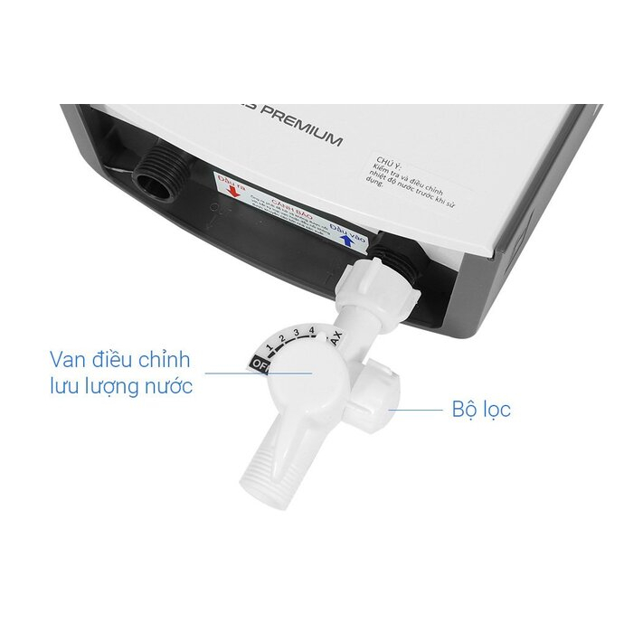 Máy nước nóng trực tiếp Ariston 4500W AURES PREMIUM 4.5P INVORY