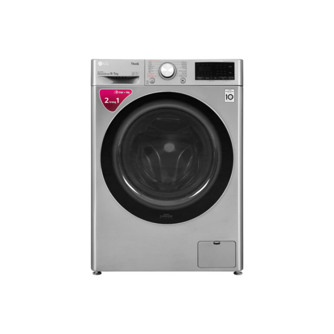Máy giặt sấy LG AI DD Inverter giặt 9 kg – sấy 5 kg FV1409G4V