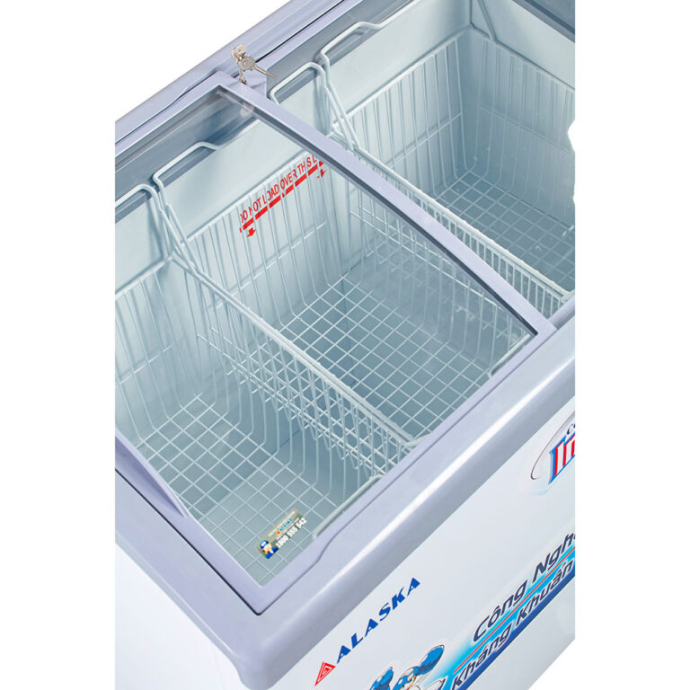 Tủ Đông Nắp Kính Cong Alaska KC-210