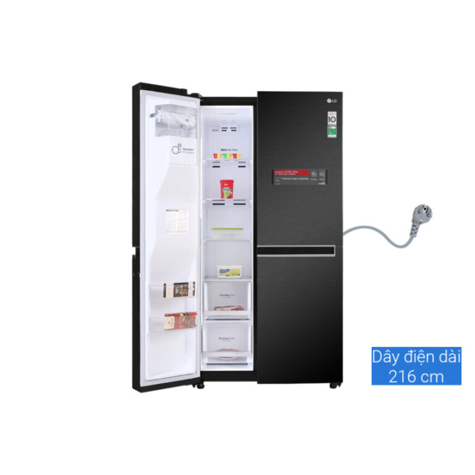 Tủ lạnh LG Inverter 601 lít Side By Side GR-D247MC