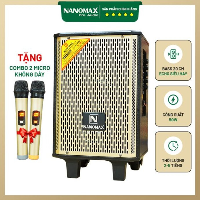 Loa Kéo Mini Nanomax S-8C 50W