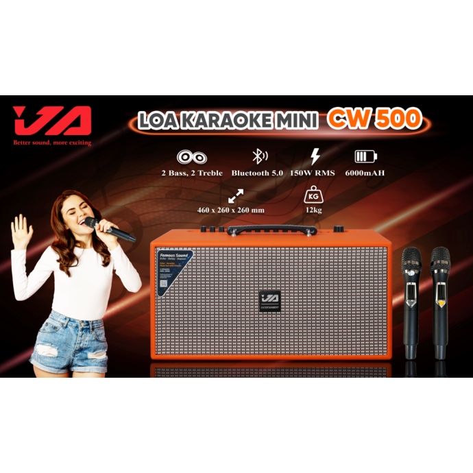 LOA KARAOKE MINI CW500