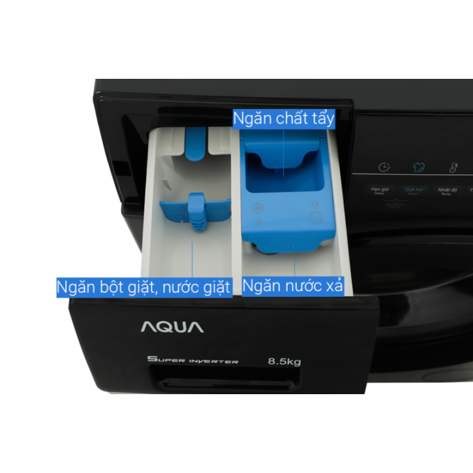 Máy giặt Aqua Inverter 8.5 kg AQD-A852J BK