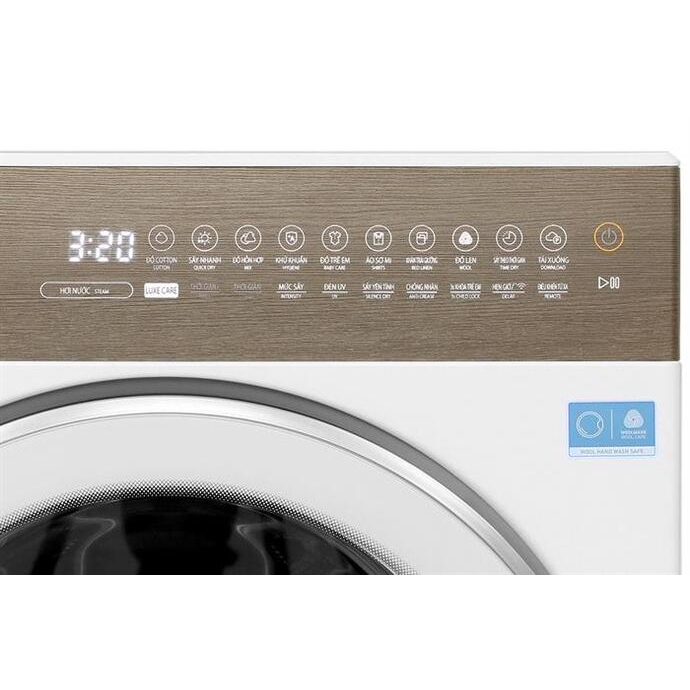 Máy sấy bơm nhiệt Toshiba 8 kg TD-T37BS90HWV(WT)