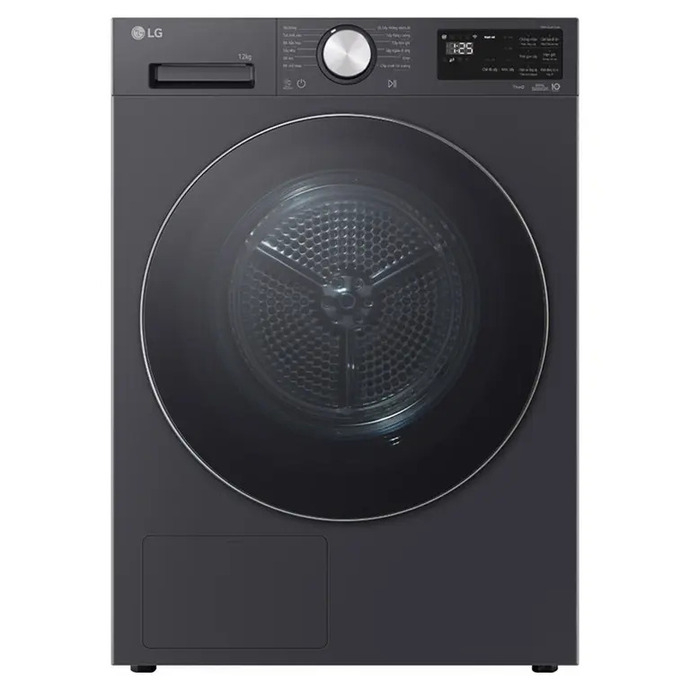 Máy sấy LG AI DUAL Inverter Heat Pump™ 12kg than ánh kim RX12VHP5G