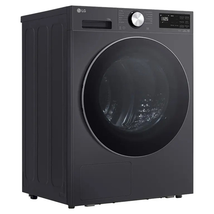 Máy sấy LG AI DUAL Inverter Heat Pump™ 12kg than ánh kim RX12VHP5G