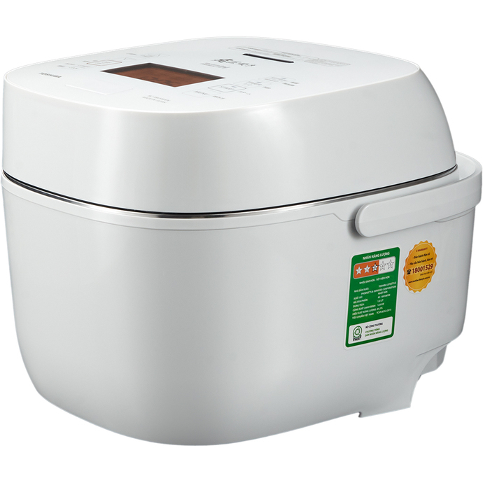 Nồi cơm áp suất cao tần Toshiba 1.8 lít RC-18VXWVN(W)