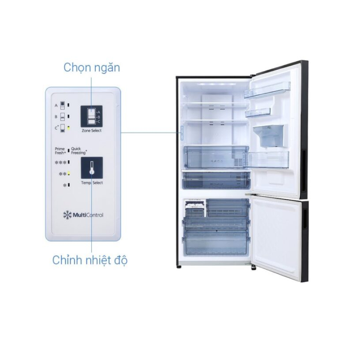 Tủ lạnh Panasonic Inverter 377 lít NR-BX421GPKV