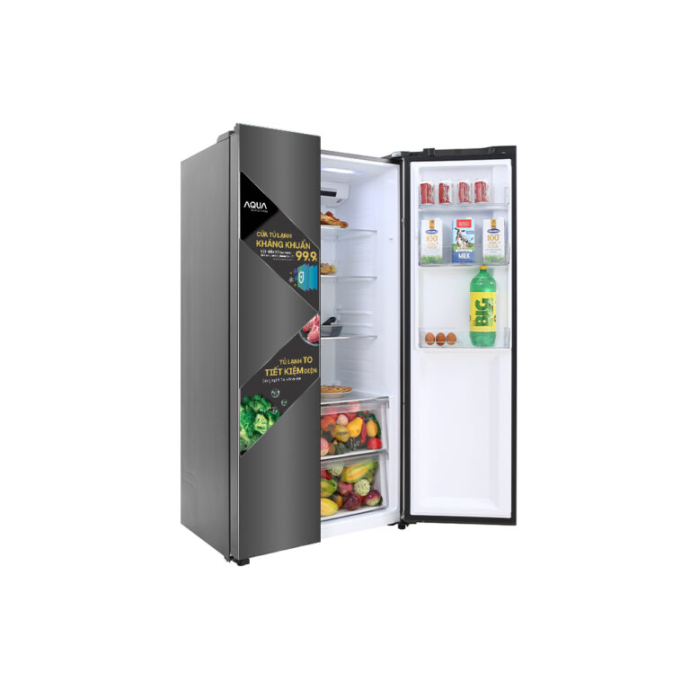 Tủ lạnh Aqua Inverter 541 lít AQR-S541XA(BL)