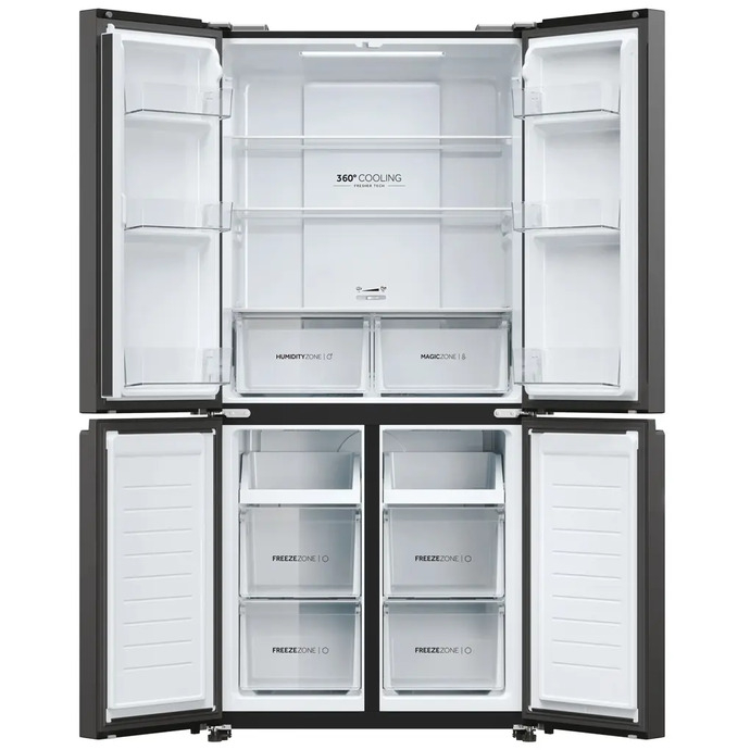 Tủ lạnh Aqua Inverter 469 lít AQR-M560XA(GL) 4 cánh