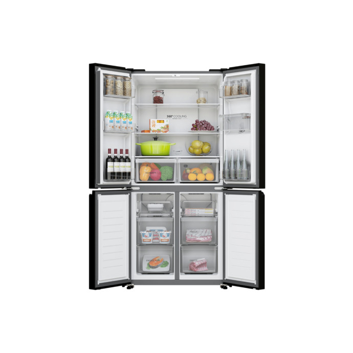 Tủ lạnh Aqua Inverter 469 lít Multi Door AQR-M536XA(WGB) 