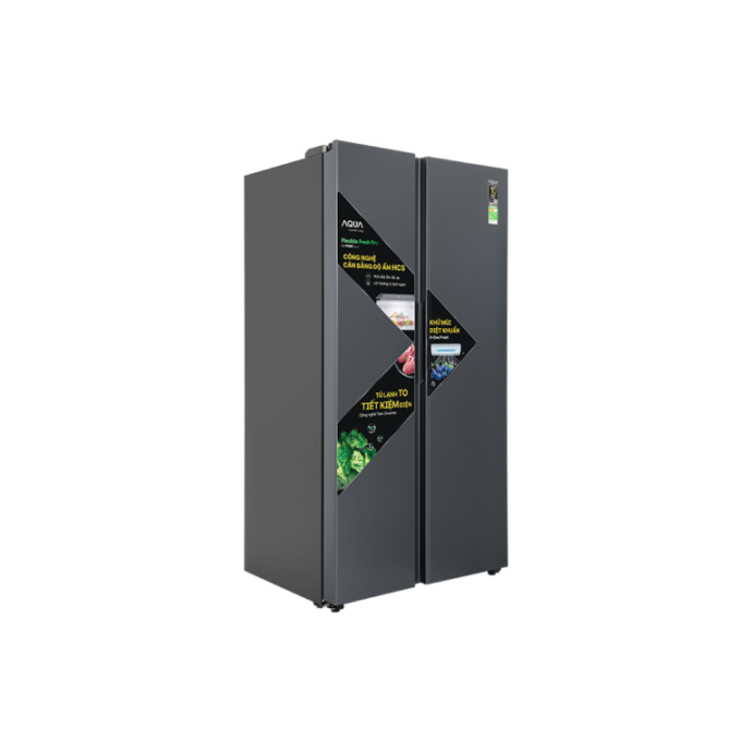 Tủ lạnh Aqua Inverter 646 lít AQR-S682XA(SLB)