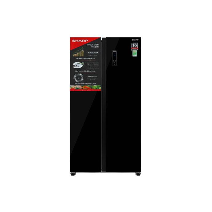Thông số kỹ thuật Tủ lạnh Sharp Inverter 532 lít Side By Side SJ-SBX530VG-BK