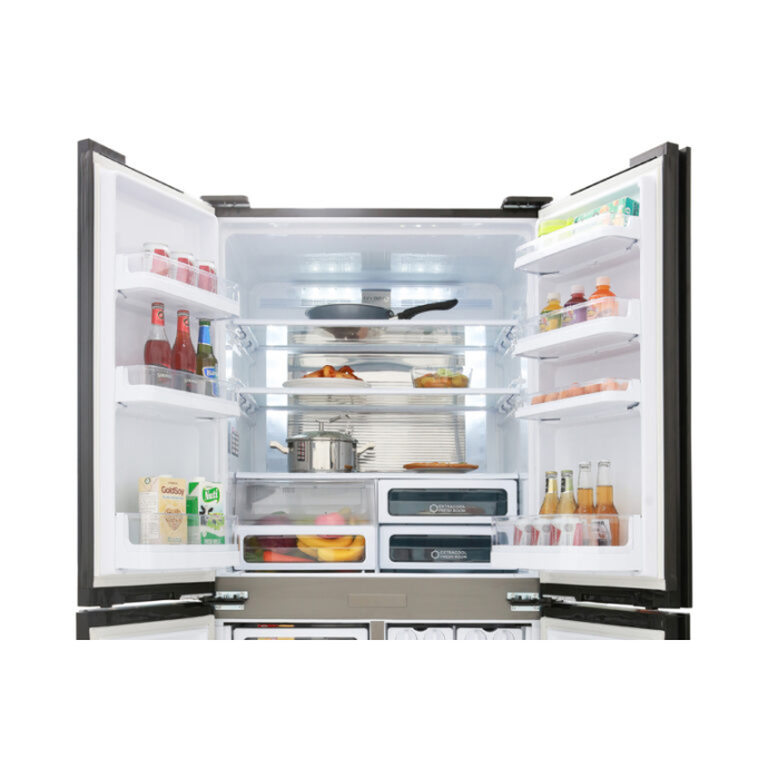 Tủ lạnh Sharp Inverter 605 lít Multi Door SJ-FX688VG-BK