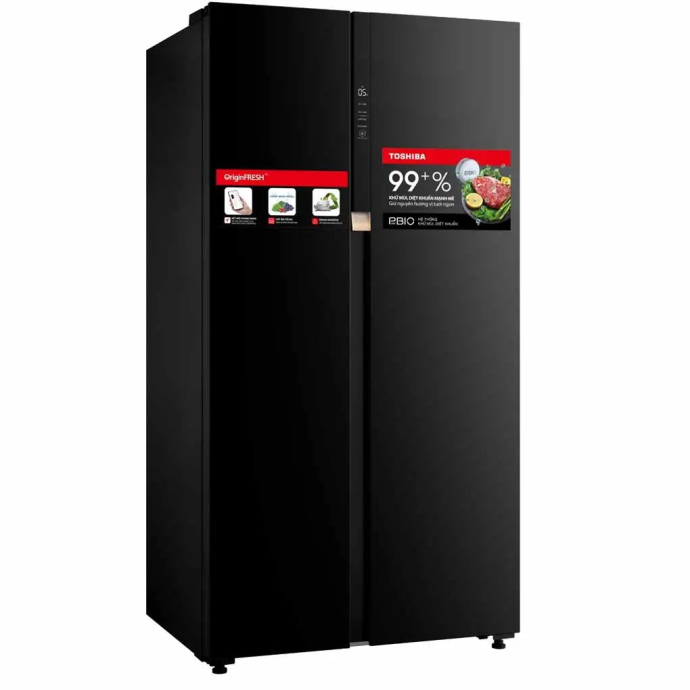 Tủ lạnh Toshiba Inverter 596 lít Side By Side GR-RS780WI-PGV(22)-XK     